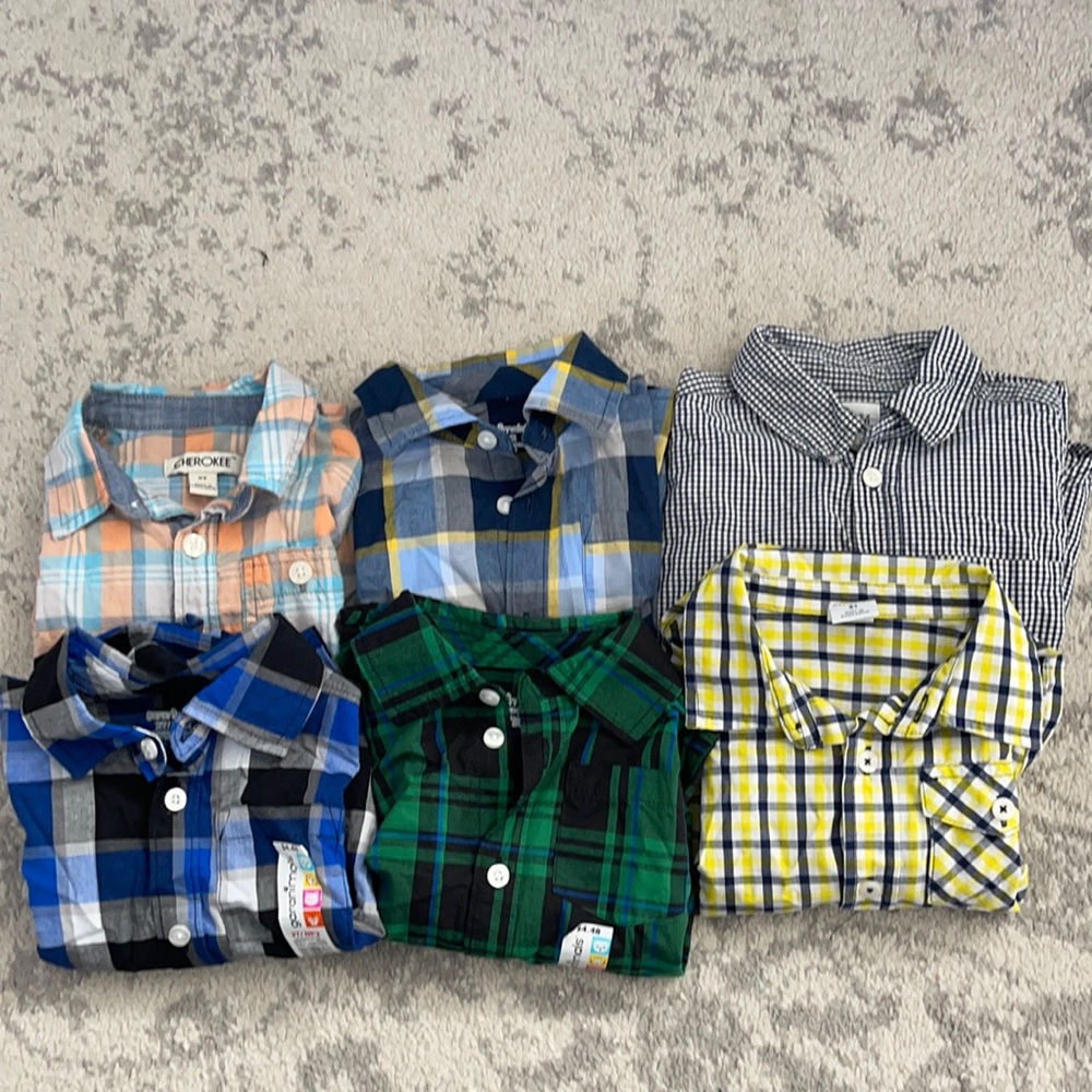 Boys button down dress shirt bundle